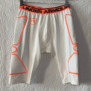 Under Armour Athletic Compression Heat Gear Lightly Padded Sides Shorts